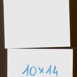 מארז 16 מעטפות בסגנון רטרו- גודל 10X14 ס”מ נייר לבן 120 גרם