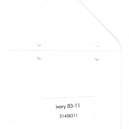 25 מעטפות IVORY לבן חמים 83-11  גודל  11.5X16.2  ס”מ 120 גרם