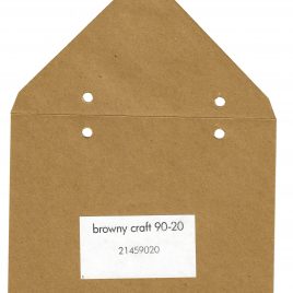 25 מעטפות  90-20  BROWNY CRAFT גודל  11.5X16.2  ס”מ 120 גרם