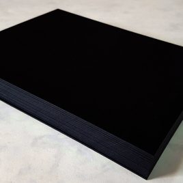 מארז 6 יחידות ציפבורד שחור שחור איכותי מקצועי תוצרת הולנד, עובי 1.5 מ”מ גודל-  6.5X6.5 אינץ