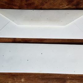 מעטפה מלבנית גודל 7.5X24 ס”מ נייר ממחוזר 24 יחידות