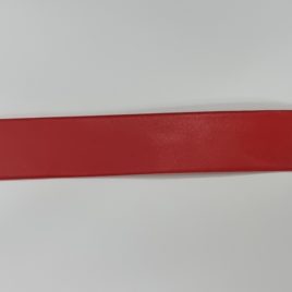 רצועת נשיאה לתיק/ תיבה  גוון אדום חלק  PU עבה רוחב 1 אינץ  אורך 12 אינץ
