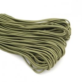 גומי עגול גוון  ירוק זית, קוטר 2 מ”מ אורך 1 מטר