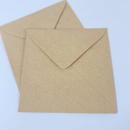 100 מעטפות גוון קראפט שיבולים מידה 16X16 ס”מ 120 גרם