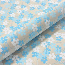 פרחי כחלחל לבן אפור