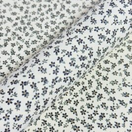 פרחונים שחור אפור