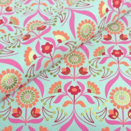 פרחים טורקיז ורדרד