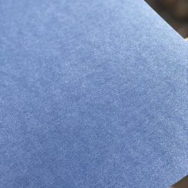 מארז 5 יחידות נייר שימר גוון כחול ג’ינס בוהק מידה 12X12 אינץ משקל 250 גרם