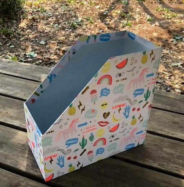 קיט קופסה לאחסון דפי קארדסטוק
