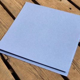 מארז 5 יחידות נייר שימר גוון ,כחול בהיר 12X12 אינץ משקל 285 גרם