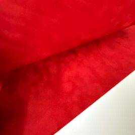 בד קטיפה צרפתי  לכריכה קשה גוון אדום חזק -גודל 35X50 ס”מ – 13X19 אינץ