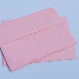 100 מעטפות גוון ורוד מיסטי שימר מידה 13X18 ס”מ 120 גרם