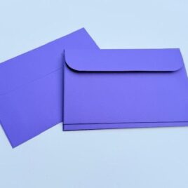 25 מעטפות סגול גודל 11.5X16.2 ס”מ 120 גרם